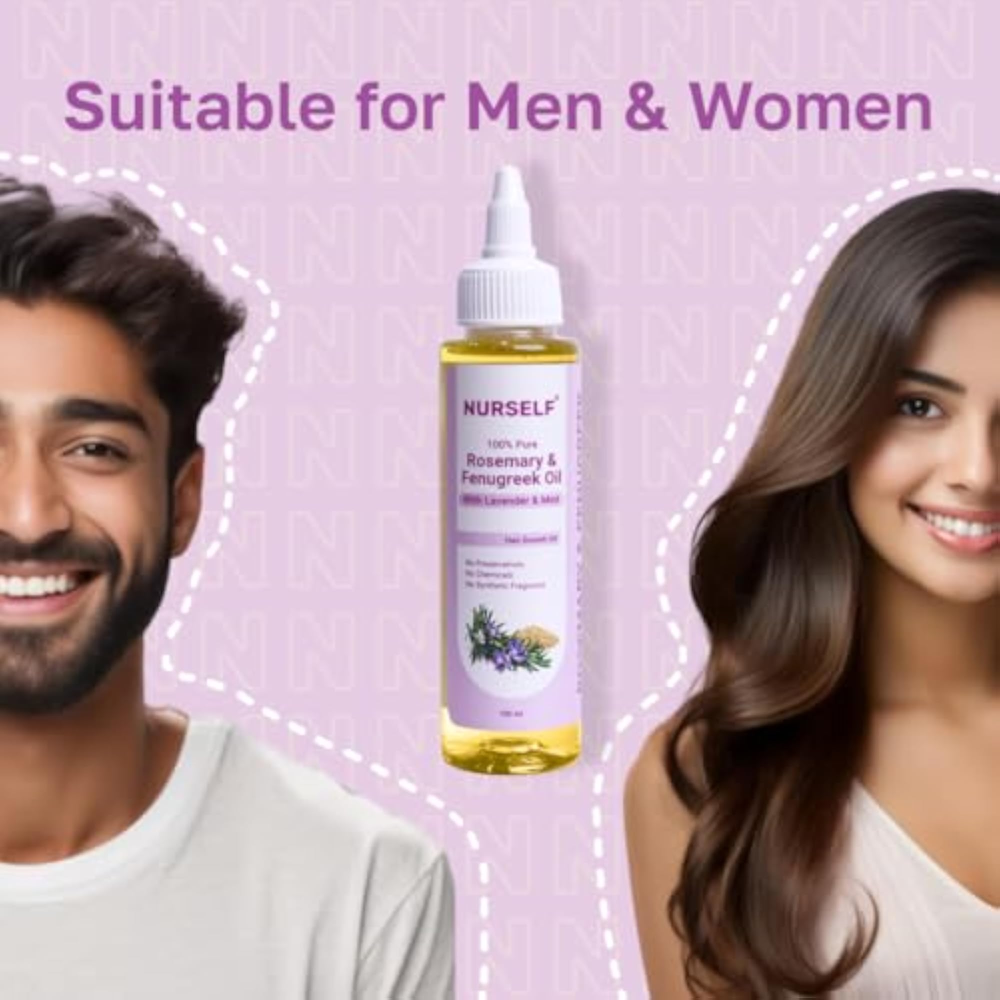 Rosemary & Fenugreek Oil for Hair Growth - 200 ml each Pack
